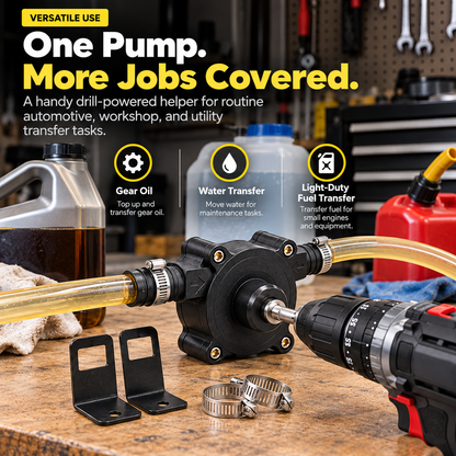 🔧 Drill-Powered Transfer Pump