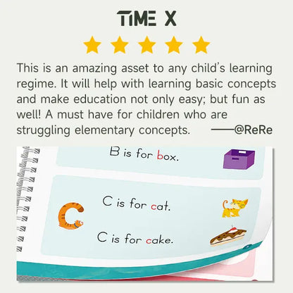 📚Reusable Grooved Handwriting Workbook Set | 6 Learning Books