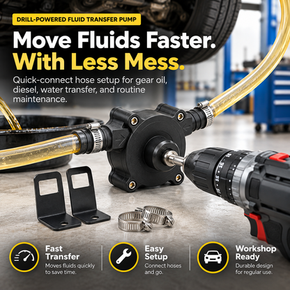 🔧 Drill-Powered Transfer Pump