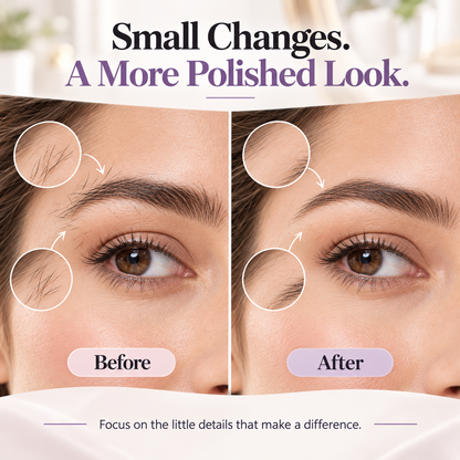 💜 Precise Brow Threading Tool – Easy At-Home Facial Hair Removal & Eyebrow Grooming