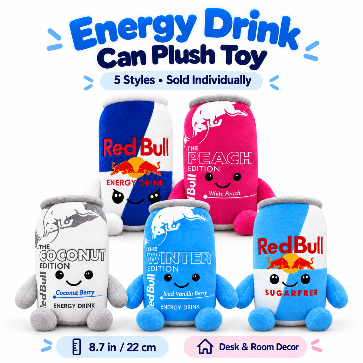 🌈Cute Energy Drink Plush Toy