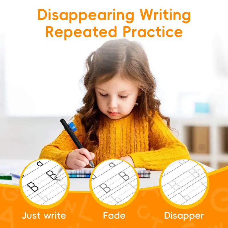 📚Reusable Grooved Handwriting Workbook Set | 6 Learning Books