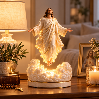 Ascension of Hope™ Rotating Risen Christ LED Cloud Sculpture