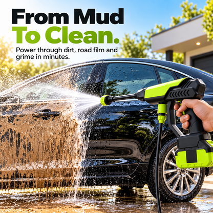 🚗 Portable Cordless Pressure Washer Gun™ – Powerful Car Wash & Outdoor Cleaning Made Easy!
