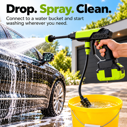 🚗 Portable Cordless Pressure Washer Gun™ – Powerful Car Wash & Outdoor Cleaning Made Easy!