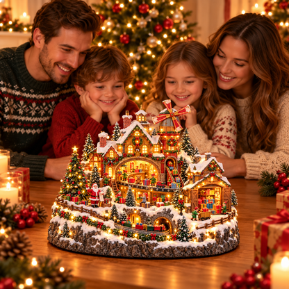 🎄 Magical Christmas Village™ – Lighted Animated Winter Wonderland Holiday Decoration