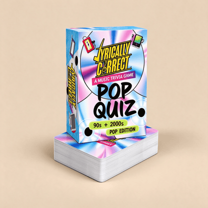 Lyrically Correct Music Trivia Game Bundle – Country, Hip-Hop, R&B & Pop Editions