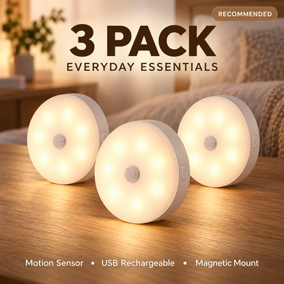 Motion Sensor Night Light - 3 Pack